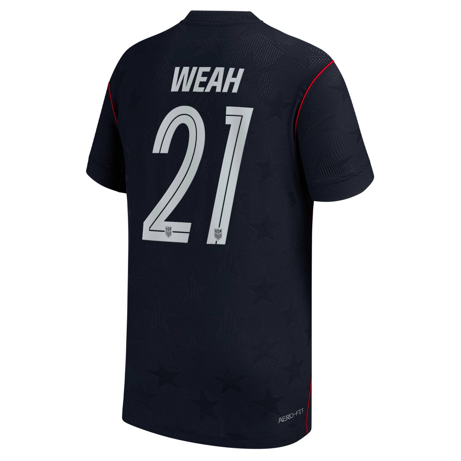Nike Timothy Weah USMNT 2026 Away Match Authentic Jersey