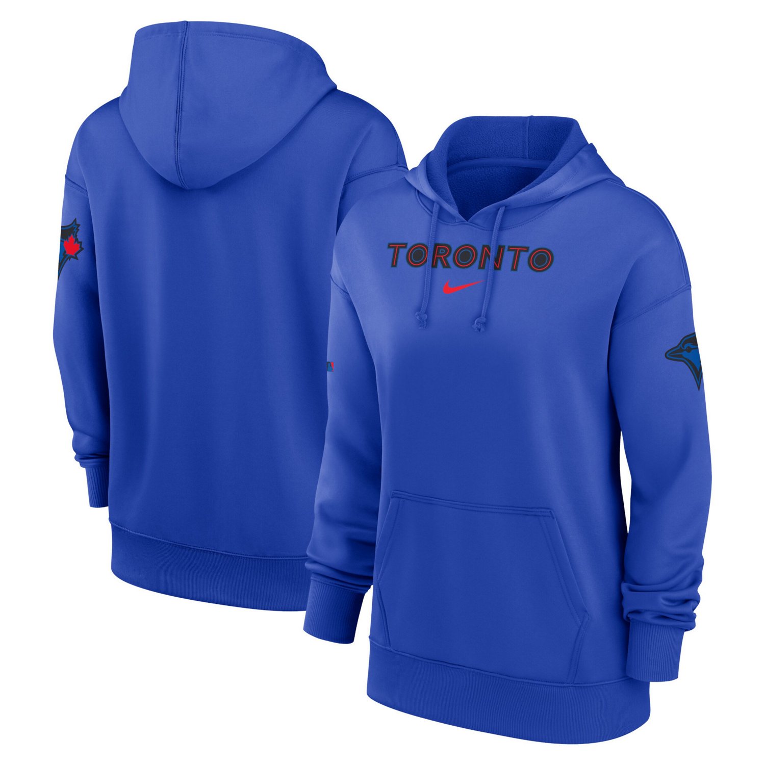 Nike Toronto Blue Jays 2024 City Connect Practice Performance Pullover Hoodie