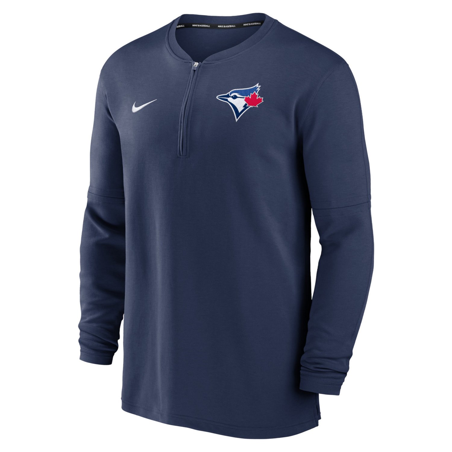 Nike Toronto Blue Jays Authentic Collection Game Time Performance Quarter-Zip Top                                                - view number 2