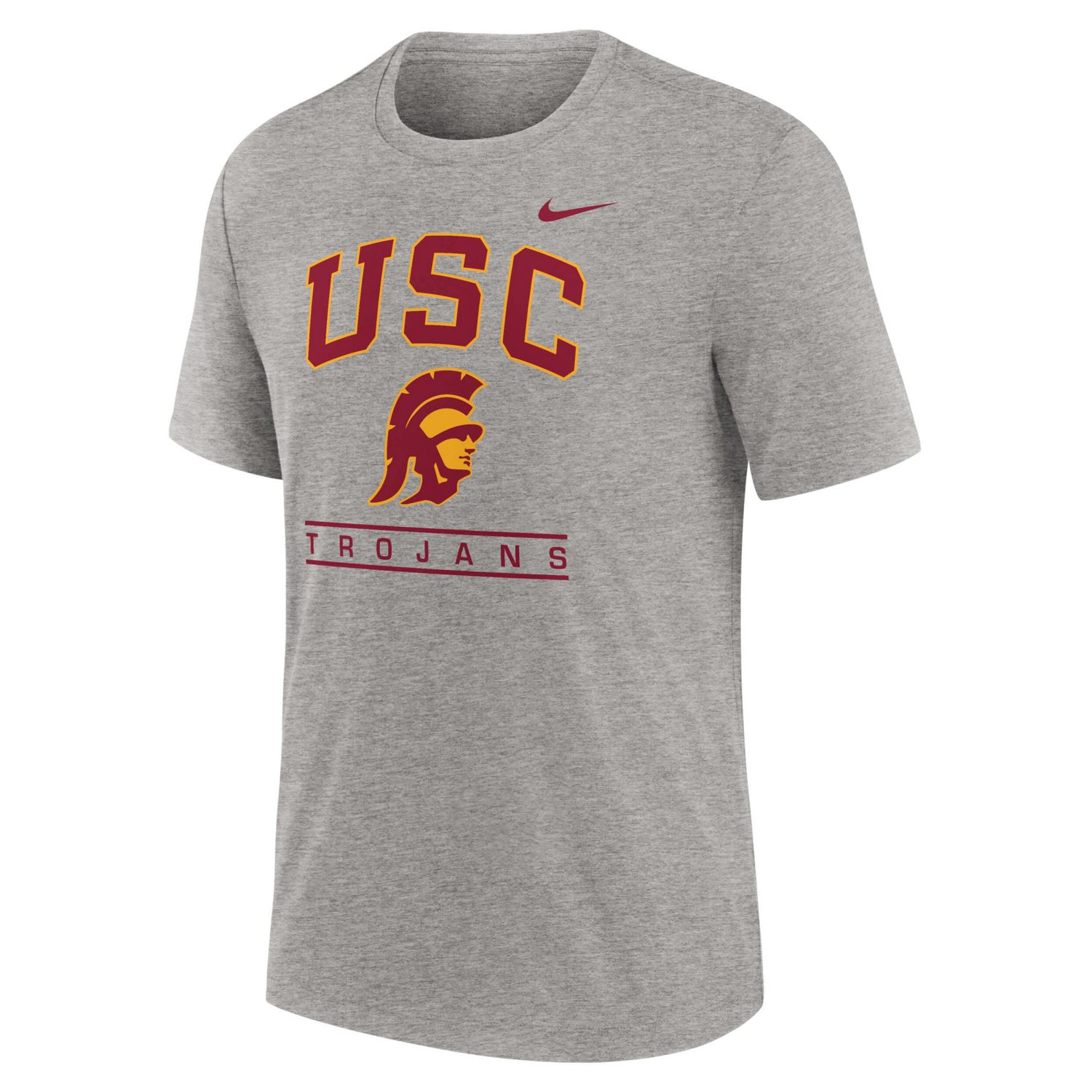 Nike USC Trojans Arch Over Logo Tri-Blend T-Shirt - view number 2