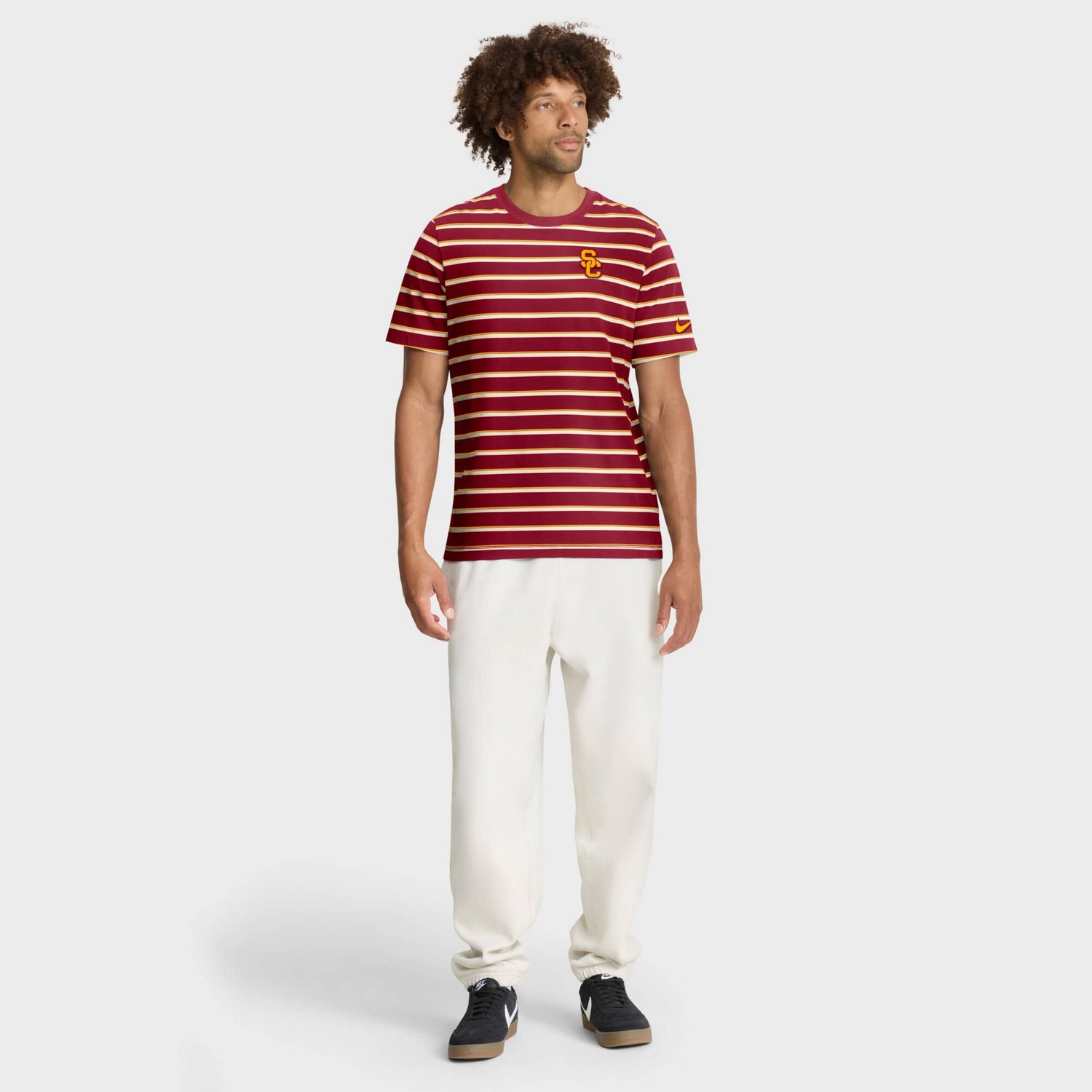 Nike USC Trojans Athletic Prep Legacy Summit Stripe T-Shirt - view number 3