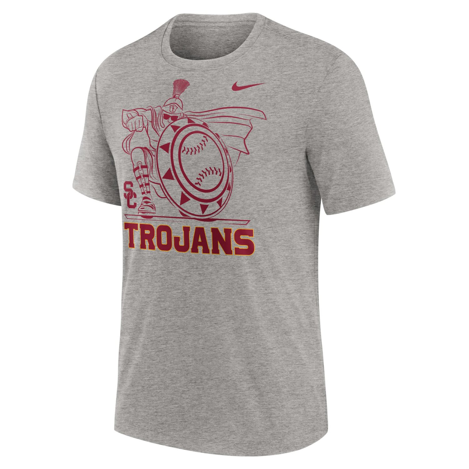 Nike USC Trojans Campus Local Tri-Blend T-Shirt - view number 2