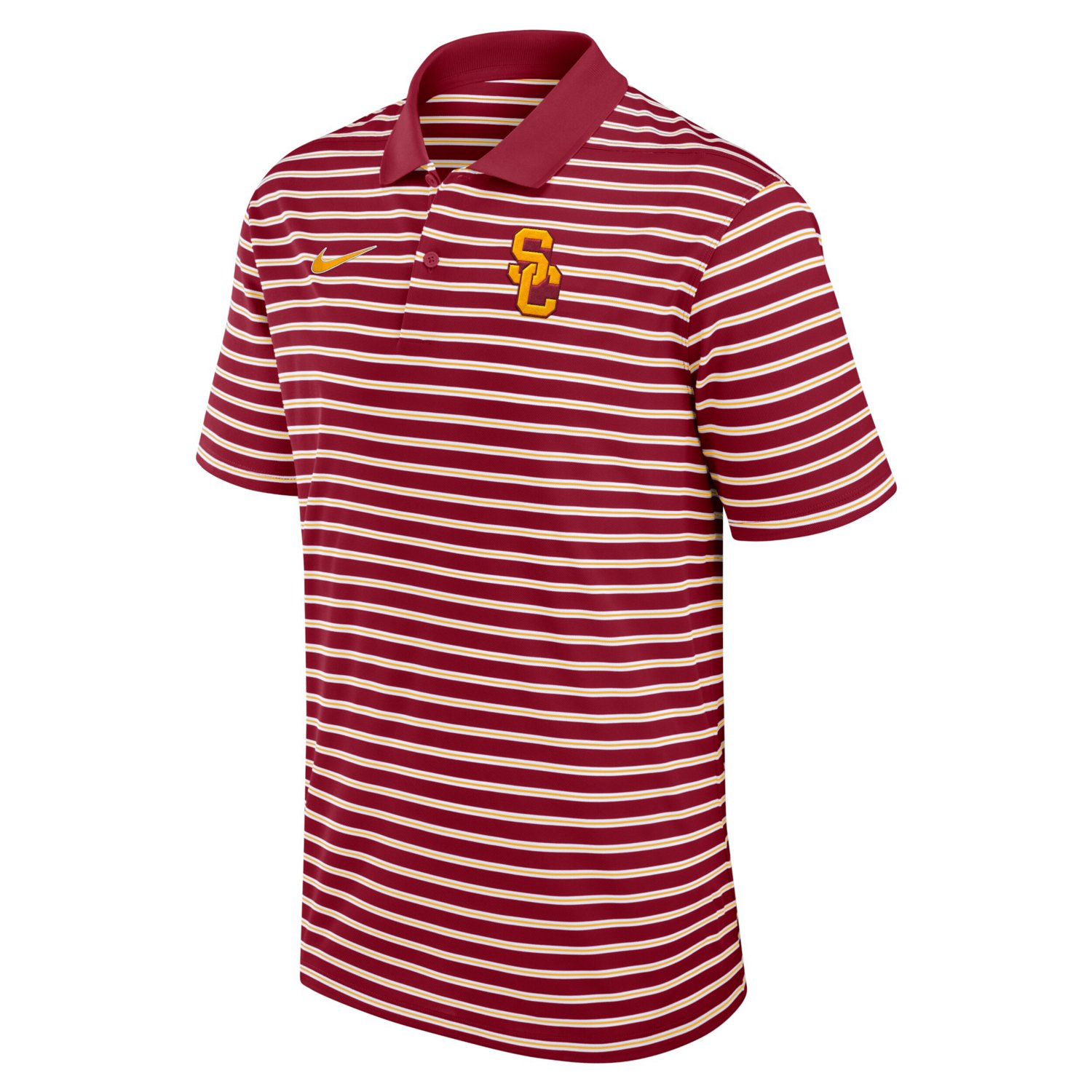 Nike USC Trojans Primetime Victory Striped Performance Polo                                                                      - view number 2