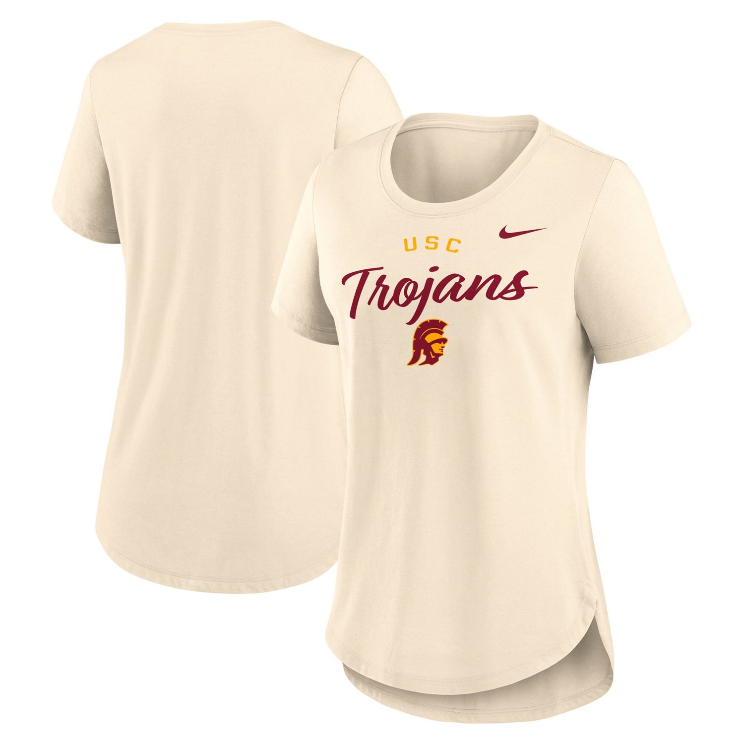 Nike USC Trojans Script Logo Tri-Blend T-Shirt