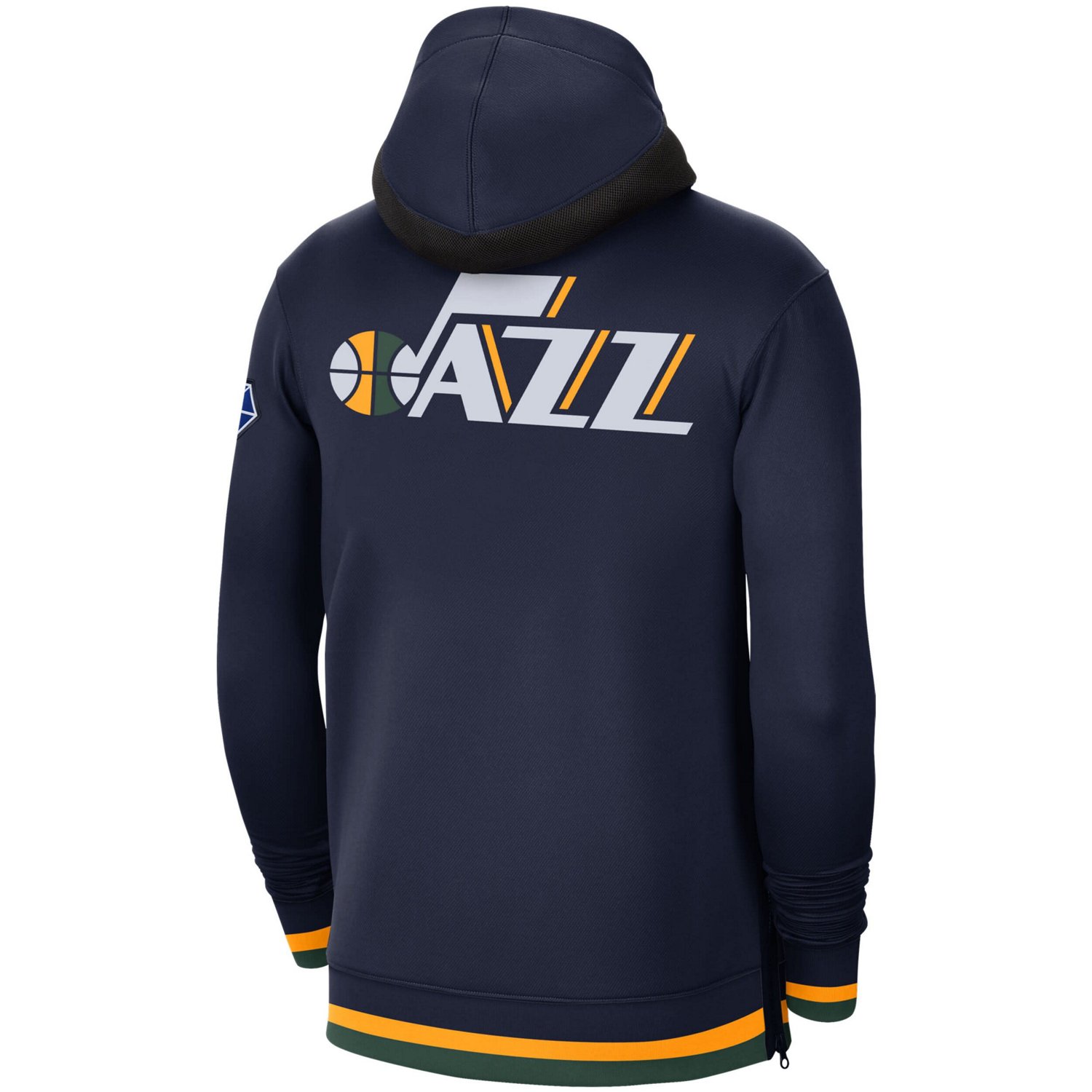 Nike Utah Jazz 75th Anniversary Performance Showtime Full Zip Hoodie Jacket Academy