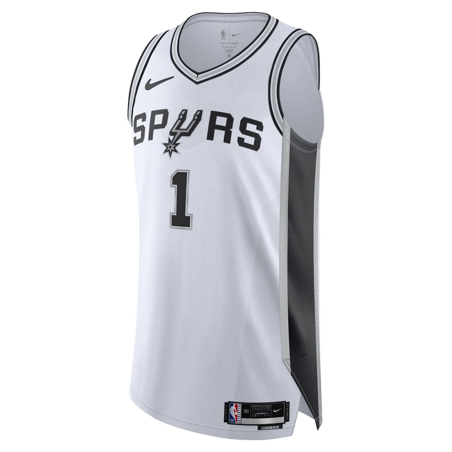 Nike Victor Wembanyama San Antonio Spurs Authentic Jersey - Association Edition                                                  - view number 1