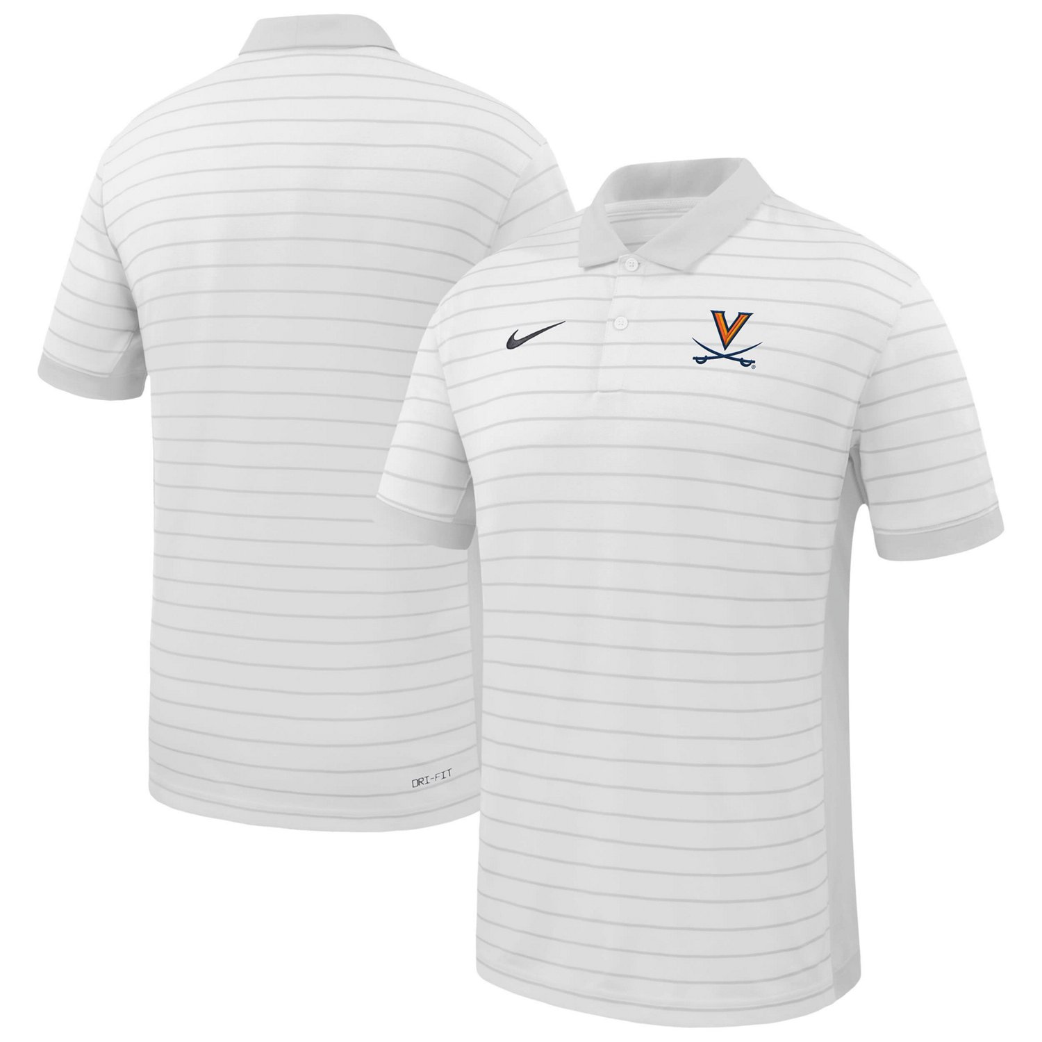 Nike Virginia Cavaliers 2025 Early Season Coaches Sideline Victory Stripe Performance Polo