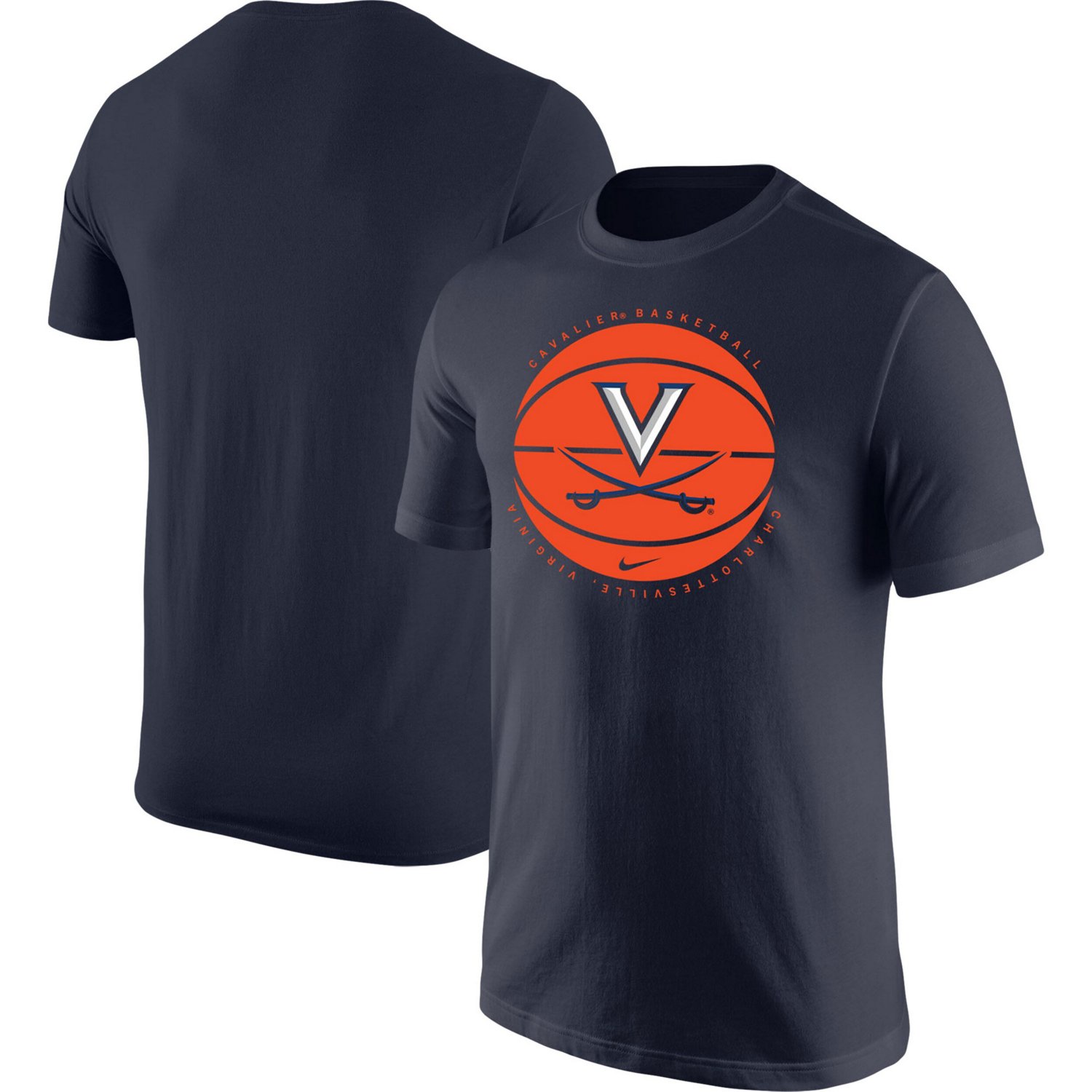 Nike Virginia Cavaliers Basketball Logo T Shirt Academy