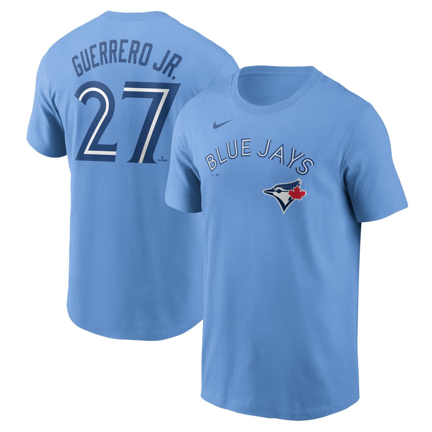 Nike Vladimir Guerrero Jr Powder Toronto Jays Fuse Name  Number T-Shirt