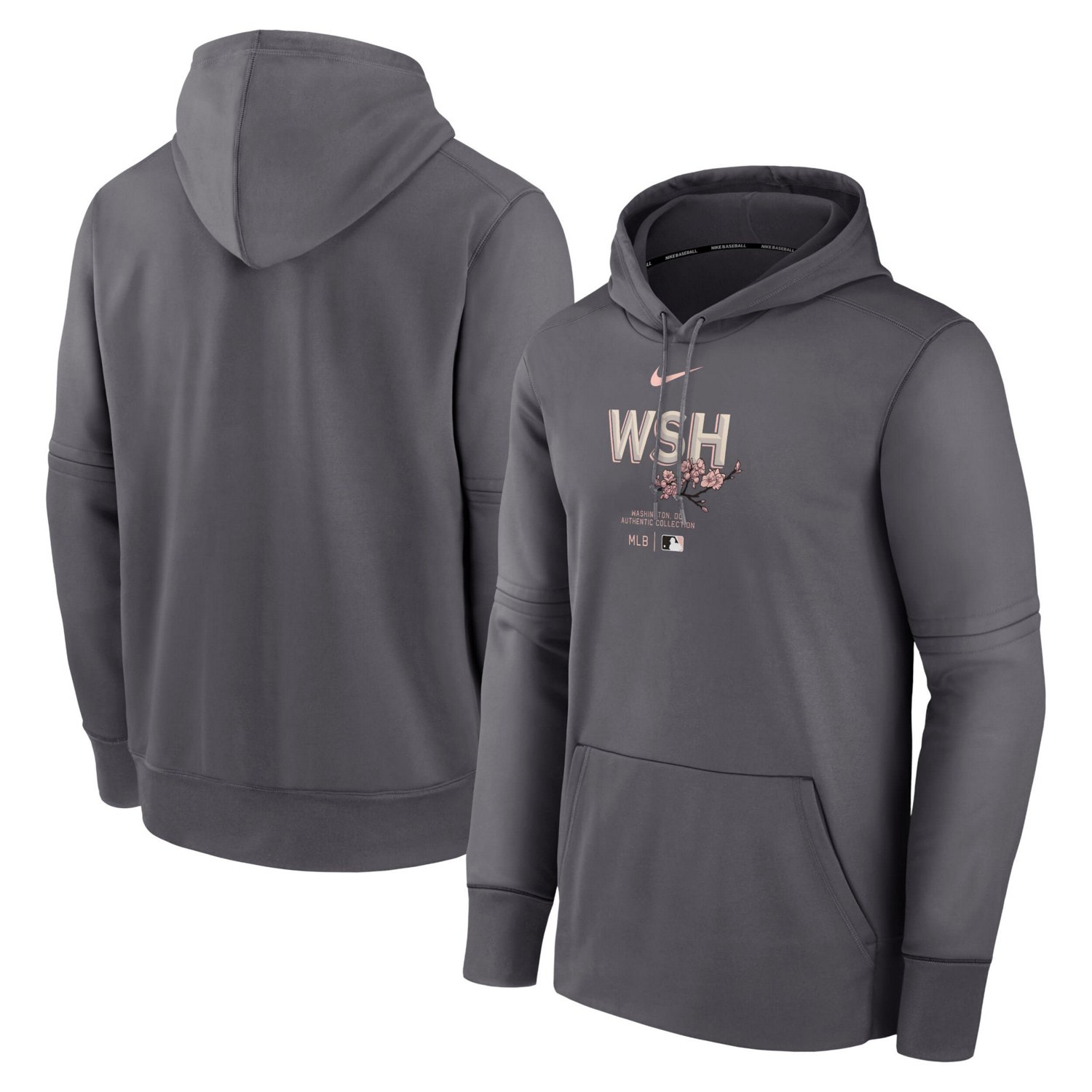 Nike Washington Nationals Authentic Collection City Connect Practice Performance Pullover Hoodie