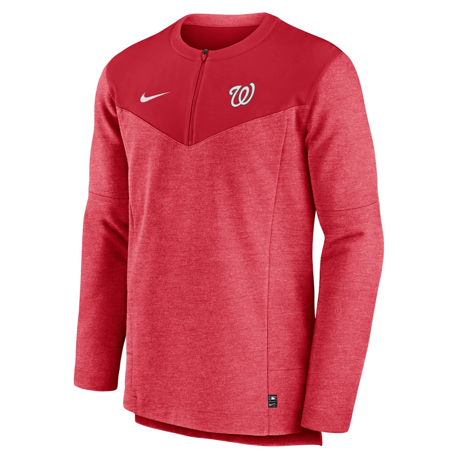 Nike Washington Nationals Authentic Collection Game Time Performance Half-Zip Top