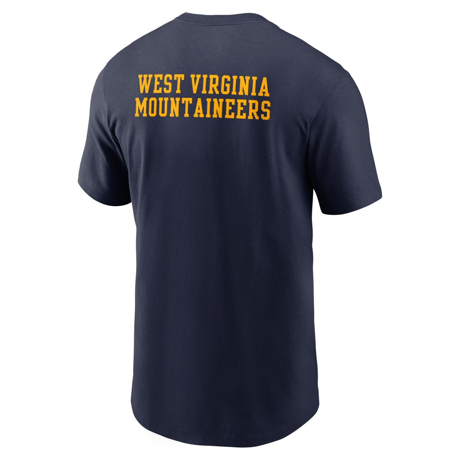 Nike West Virginia Mountaineers 2-Hit Stacked T-Shirt - view number 3