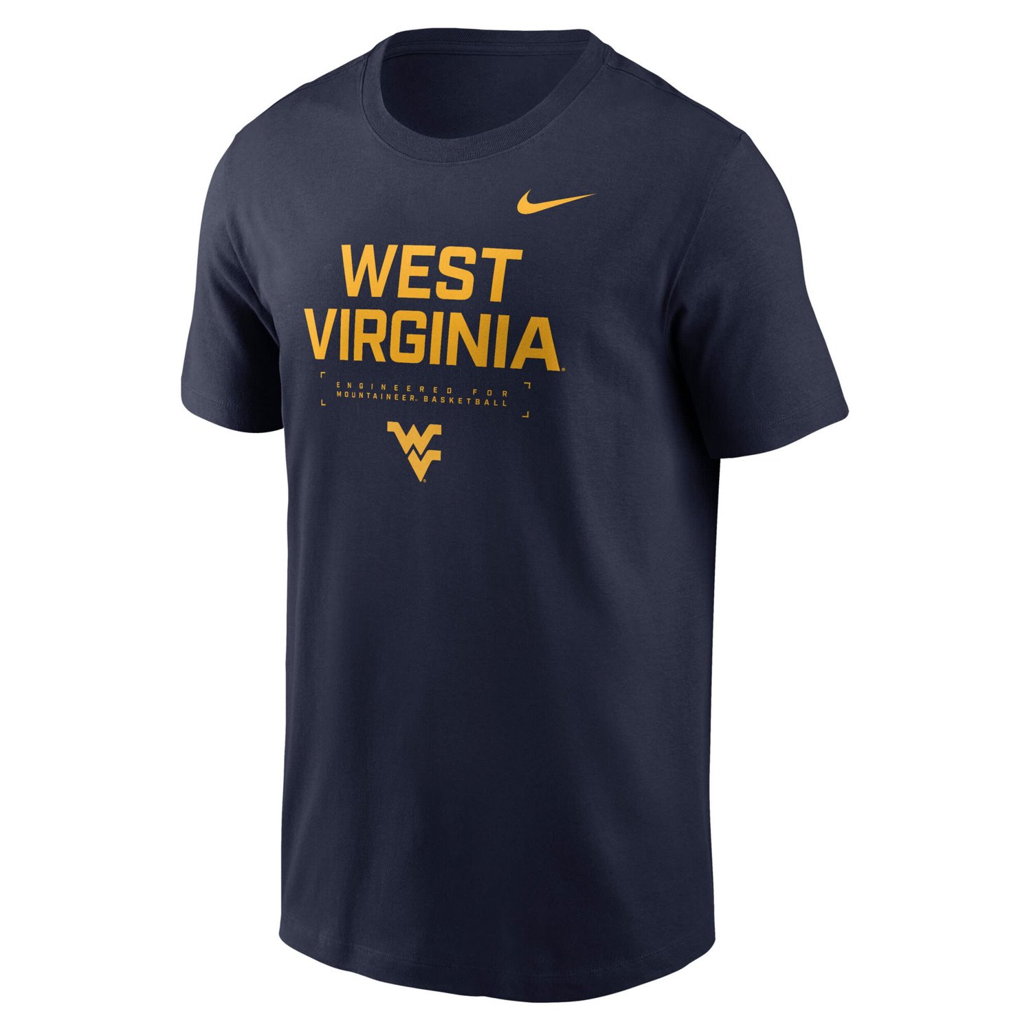 Nike West Virginia Mountaineers 2025 Courtside Basketball Performance T-Shirt - view number 2