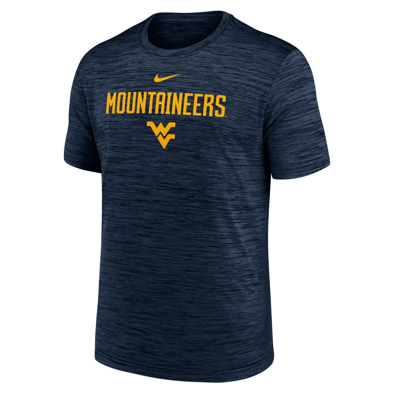 Nike West Virginia Mountaineers 2025 Sideline Velocity Performance T-Shirt - view number 2
