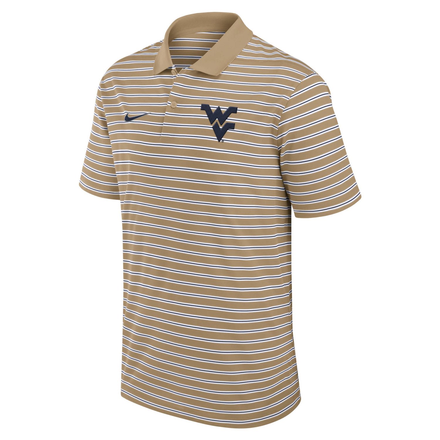 Nike West Virginia Mountaineers Athletic Prep Striped Performance Polo - view number 2
