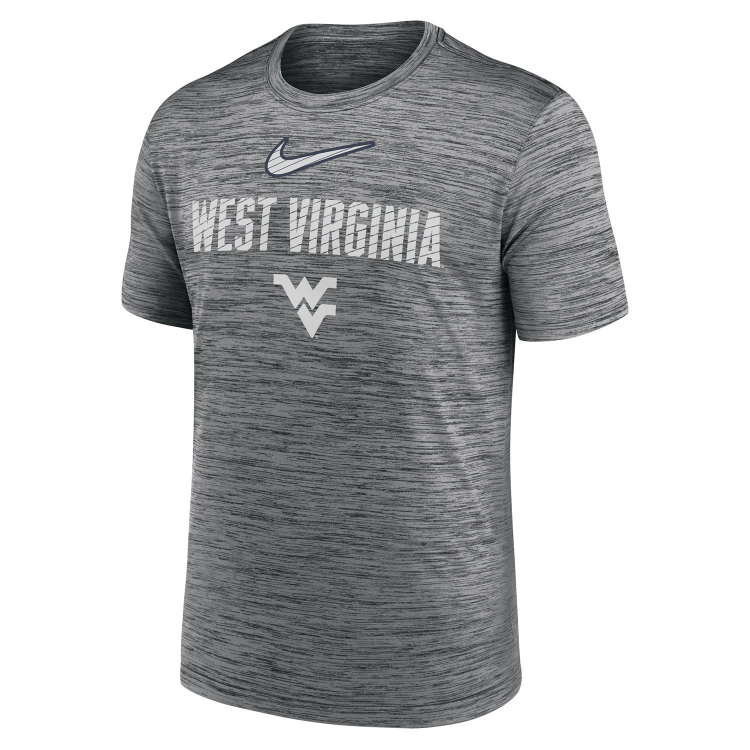 Nike West Virginia Mountaineers Campus Slant Velocity Performance T-Shirt - view number 2