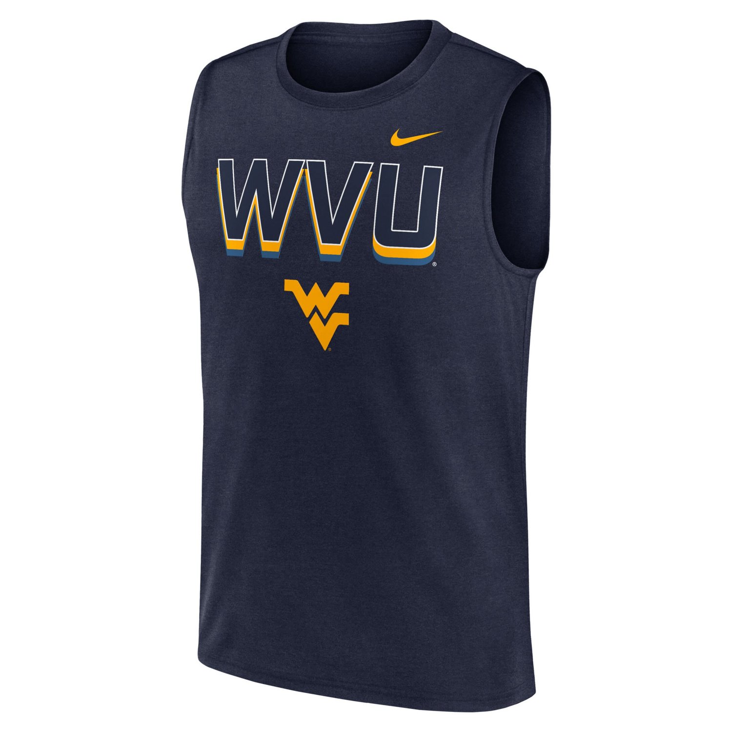 Nike West Virginia Mountaineers Primetime Tricode Legend Performance Tank Top - view number 2