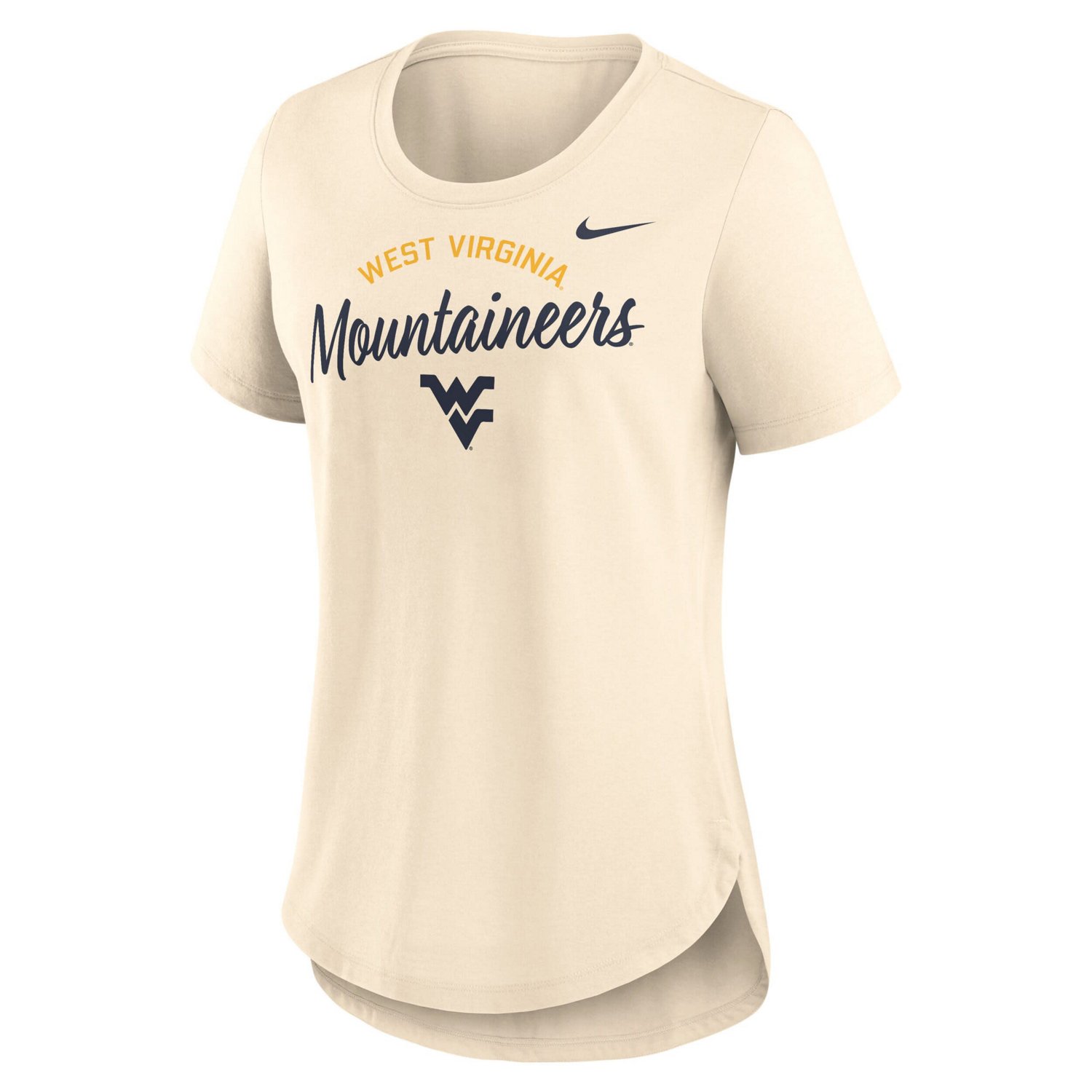 Nike West Virginia Mountaineers Script Logo Tri-Blend T-Shirt - view number 2