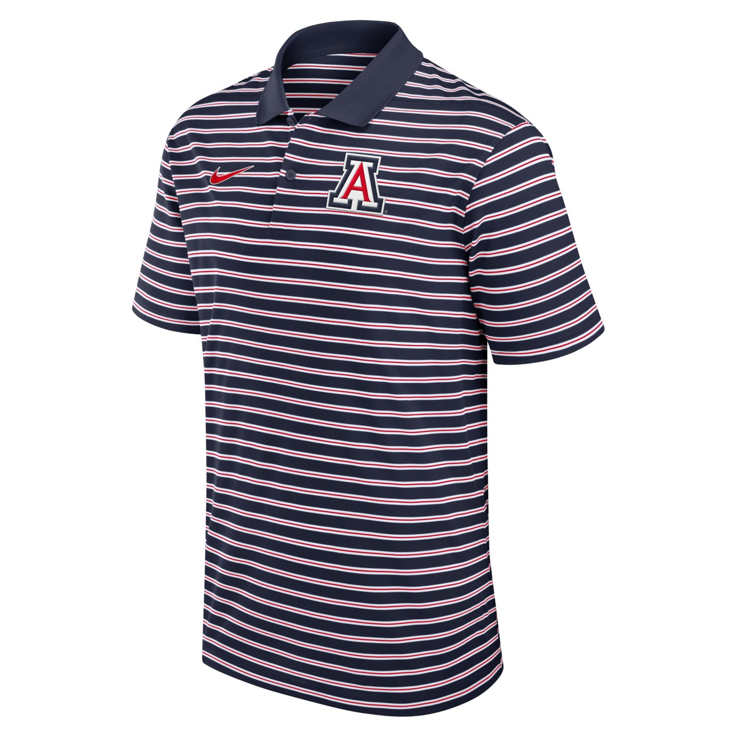 Nike White Arizona Wildcats Primetime Victory Striped Performance Polo - view number 2