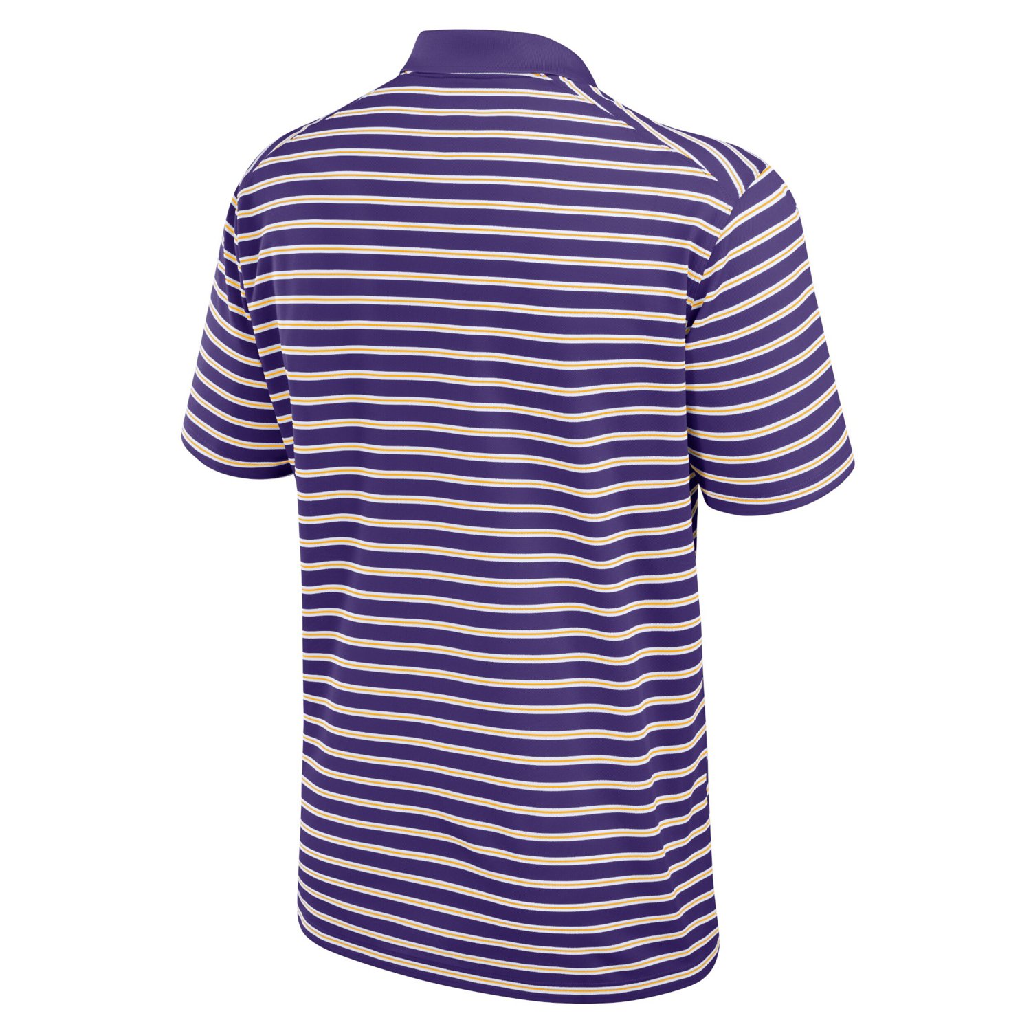 Nike /White LSU Tigers Primetime Victory Striped Performance Polo                                                                - view number 3
