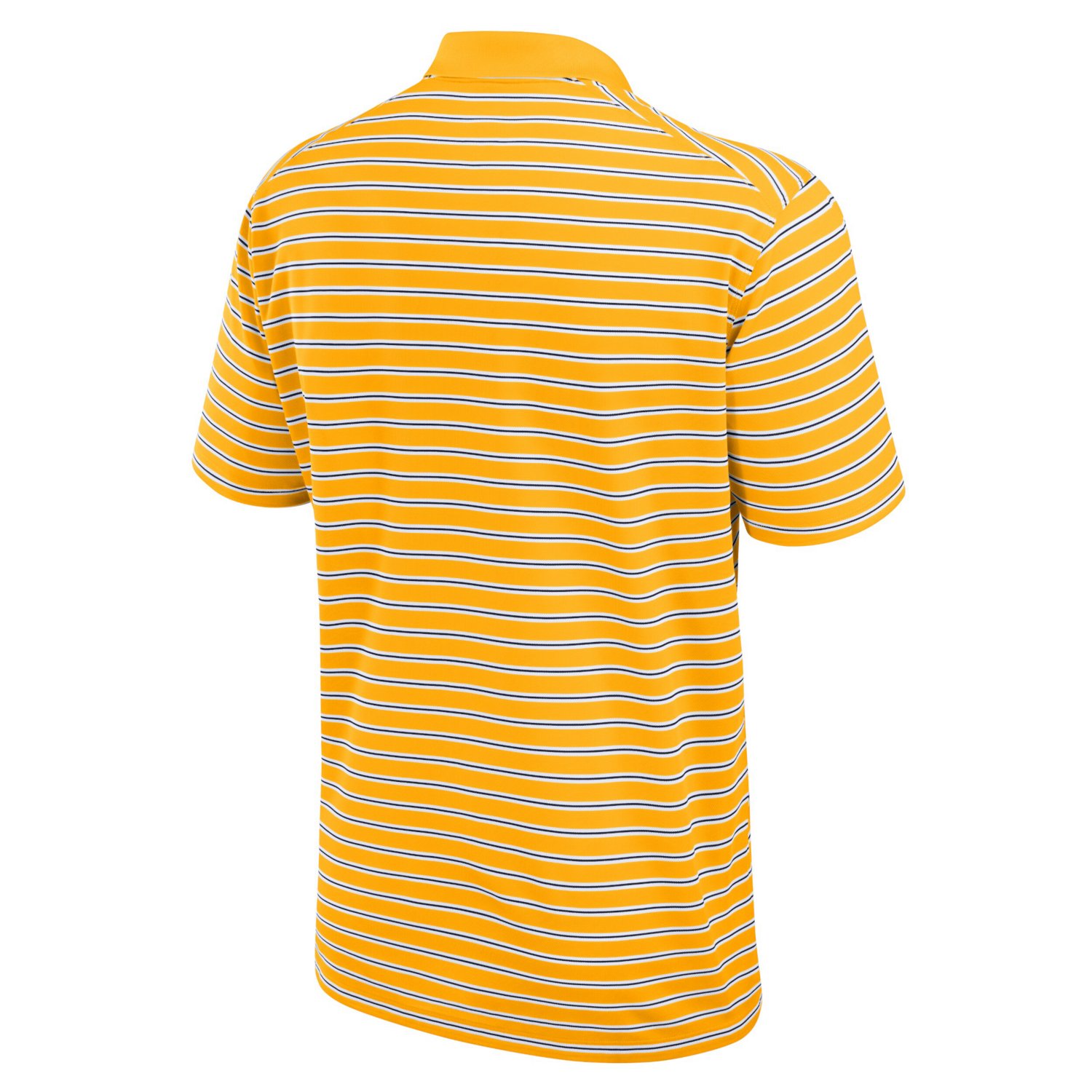 Nike /White West Virginia Mountaineers Primetime Victory Striped Performance Polo - view number 3