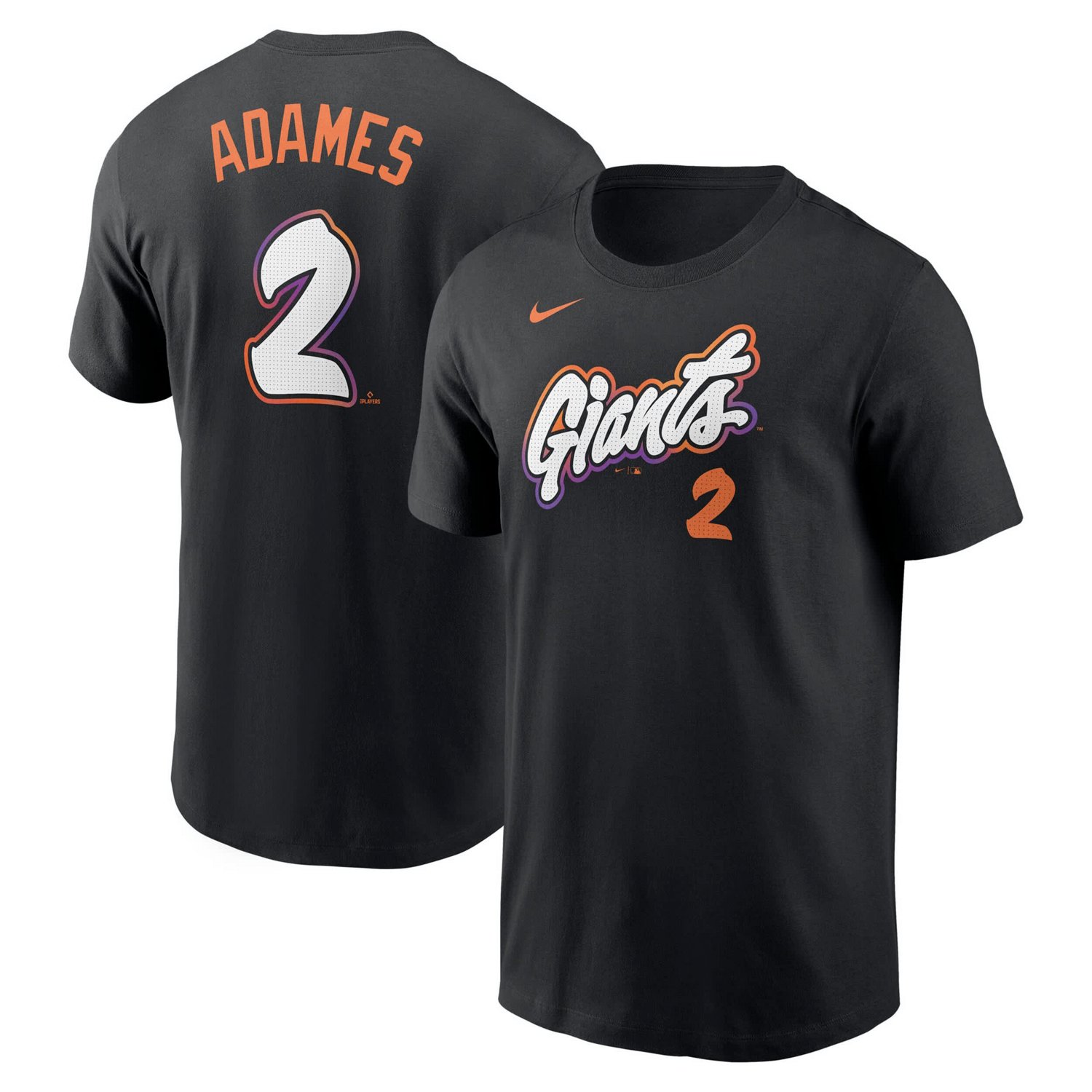 Nike Willy Adames San Francisco Giants 2025 City Connect Fuse Name  Number T-Shirt