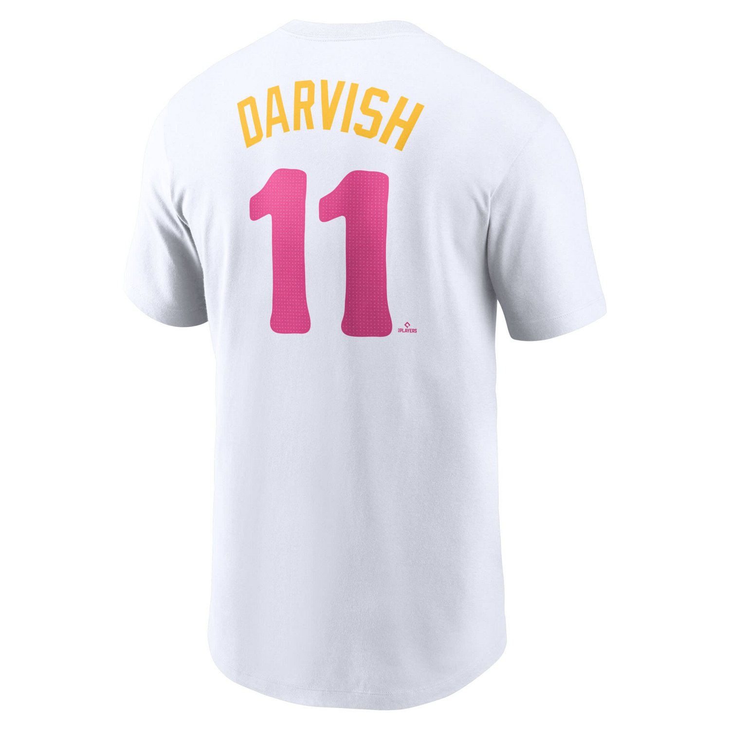 Nike Yu Darvish San Diego Padres Fuse City Connect Name  Number T-Shirt - view number 3