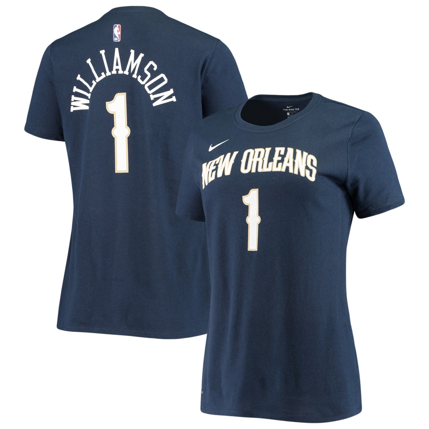 Nike Zion Williamson New Orleans Pelicans Name  Number Performance T-Shirt