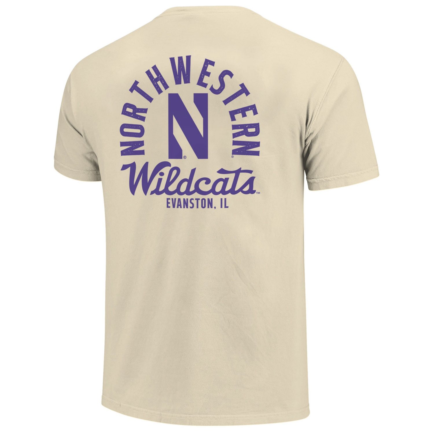 Northwestern Wildcats Comfort Colors Mascot Overlay T-Shirt - view number 3