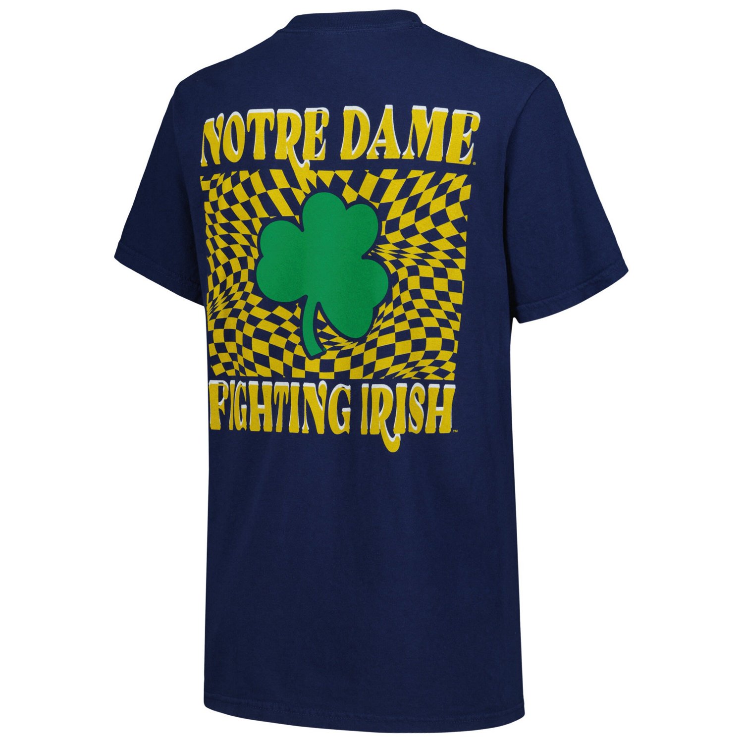 Notre Dame Fighting Irish Comfort Colors Checkered Mascot T-Shirt - view number 3