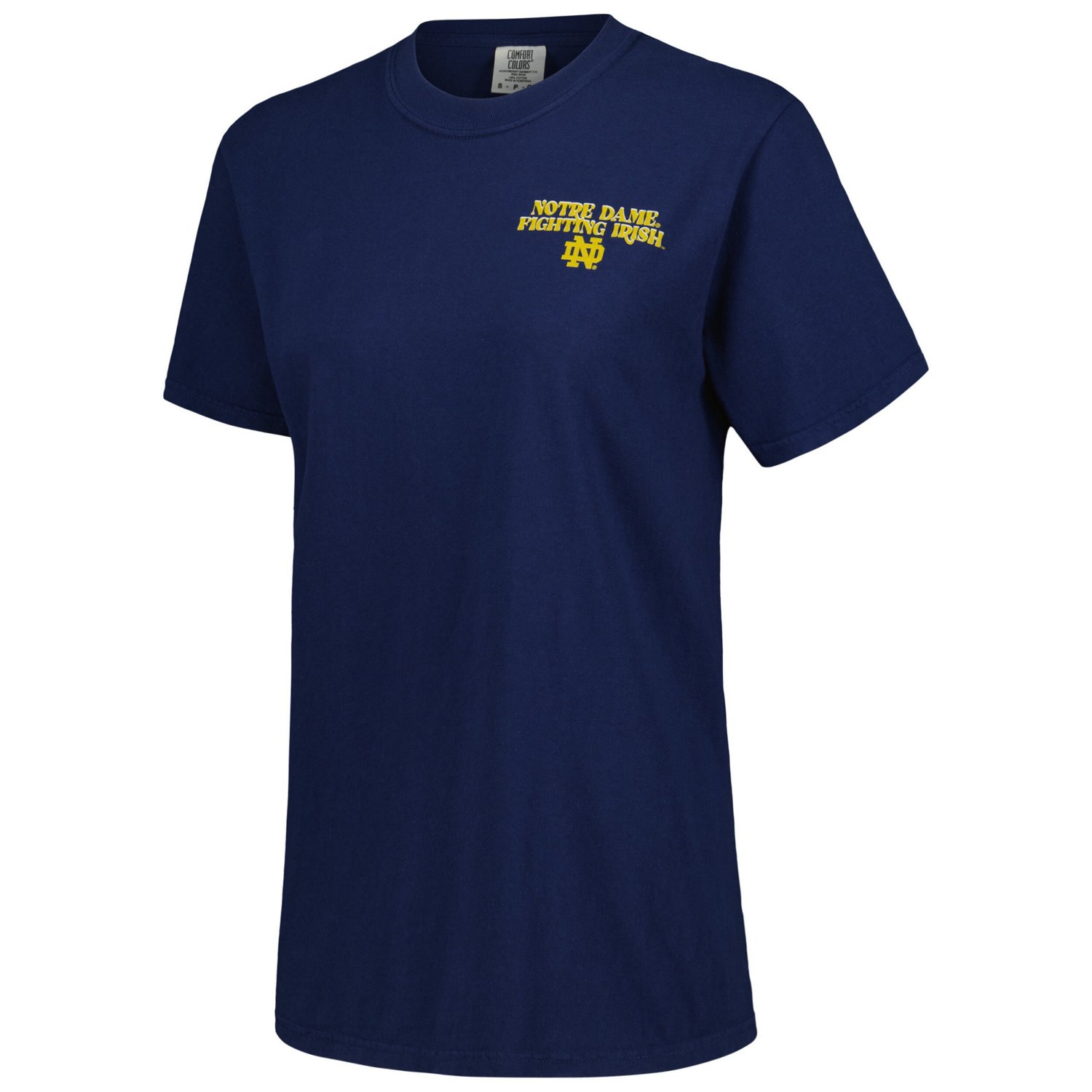 Notre Dame Fighting Irish Comfort Colors Checkered Mascot T-Shirt - view number 2