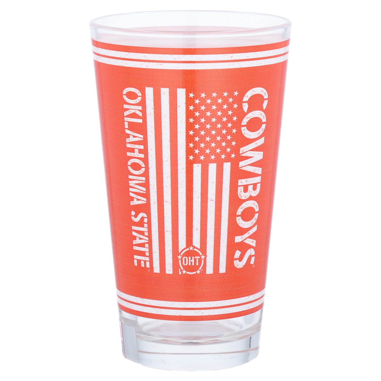 Oklahoma State Cowboys 16oz OHT Military Appreciation Pint Glass - view number 2