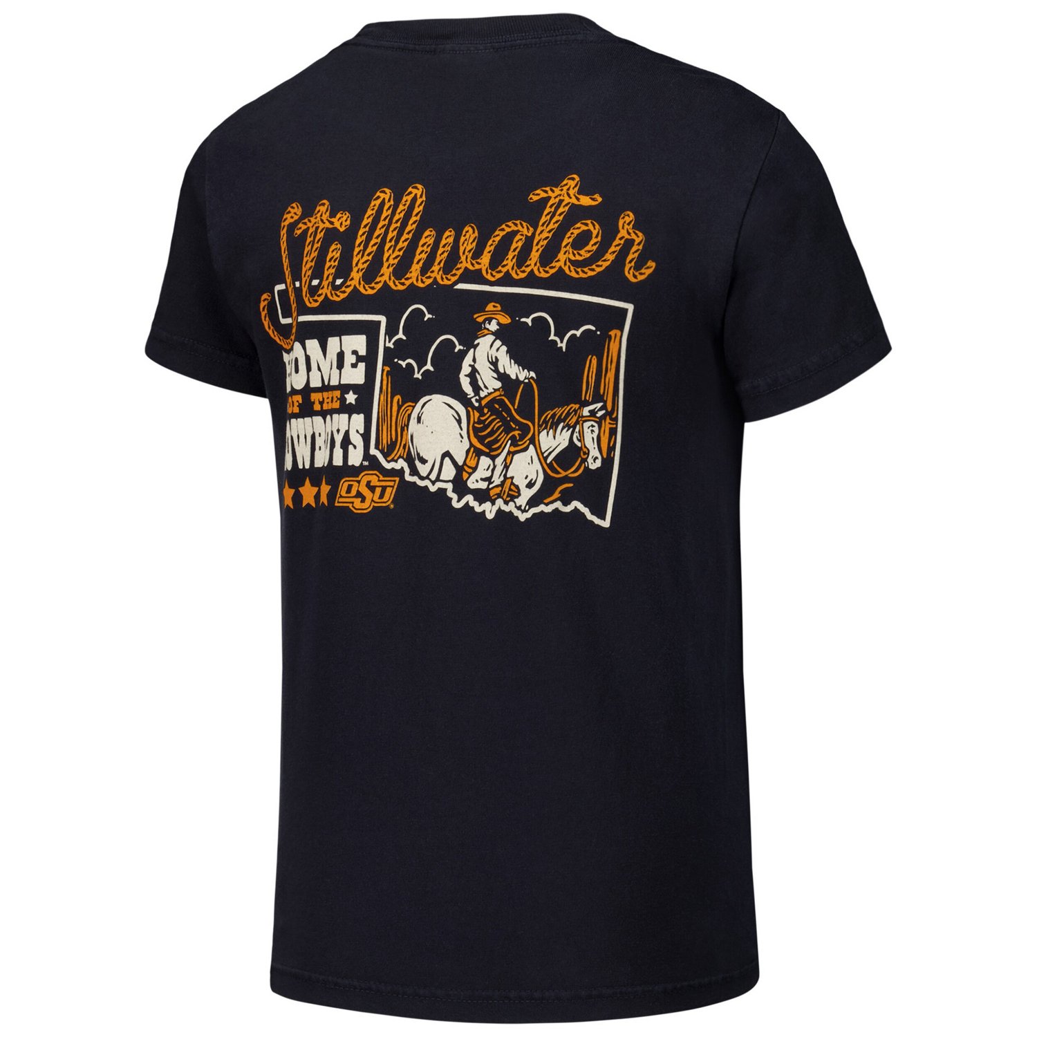 Oklahoma State Cowboys Hyperlocal Comfort Colors T-Shirt                                                                         - view number 3