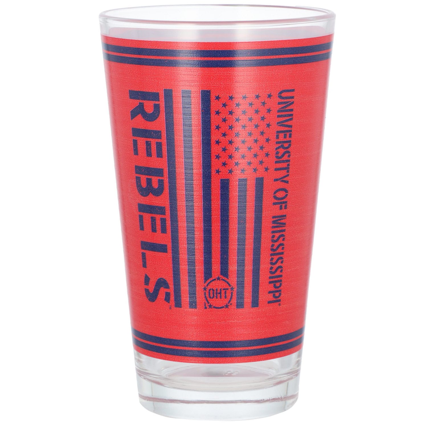Ole Miss Rebels 16oz OHT Military Appreciation Pint Glass - view number 2