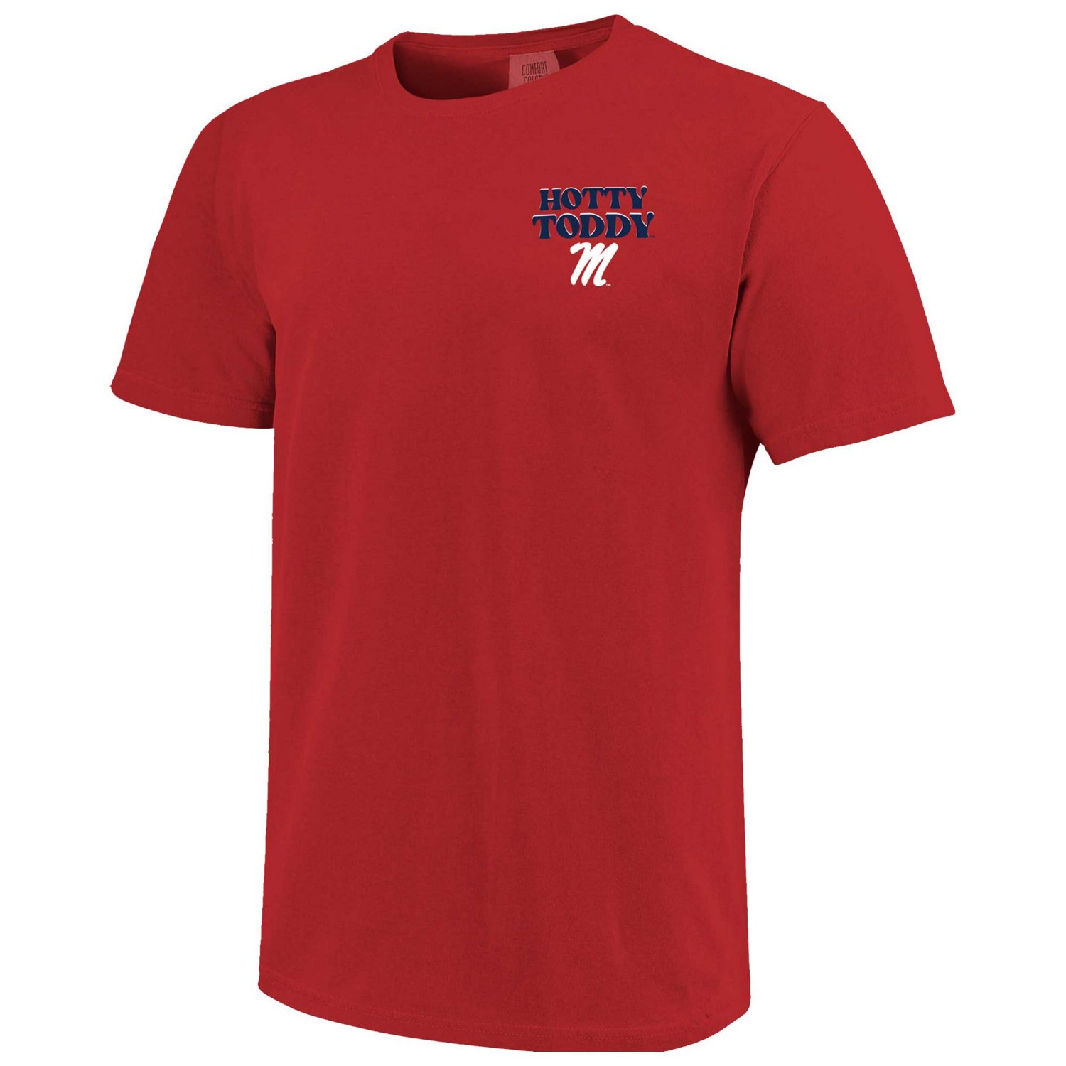 Ole Miss Rebels Comfort Colors Checkered Mascot T-Shirt                                                                          - view number 2