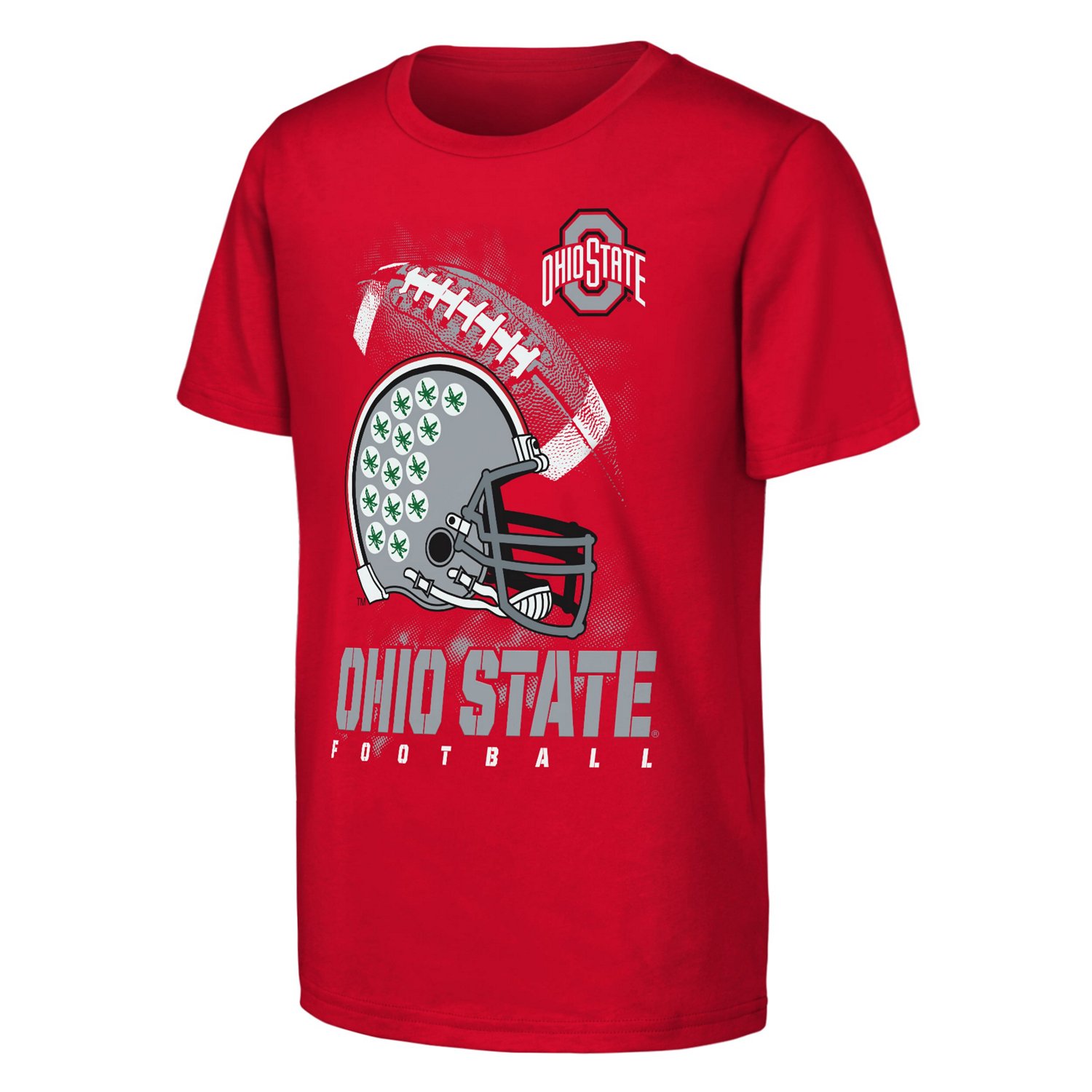 Outerstuff Ohio State Buckeyes For the Glory Football Helmet T-Shirt