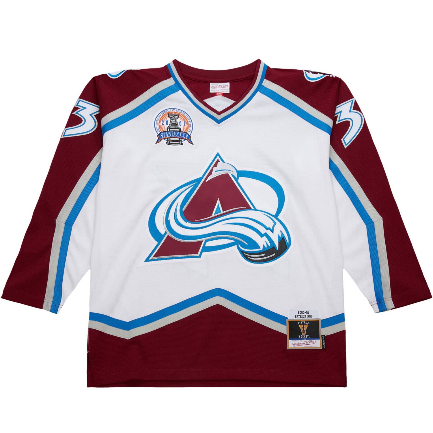Patrick Roy Colorado Avalanche 2000-01 Power Play Jersey - view number 2