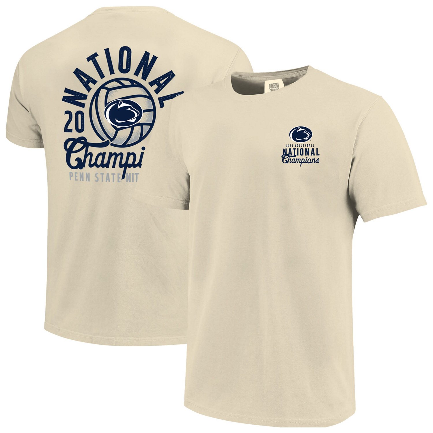 Penn State Nittany Lions 2024 NCAA Wo Volleyball National Champions Comfort Colors T-Shirt - view number 1