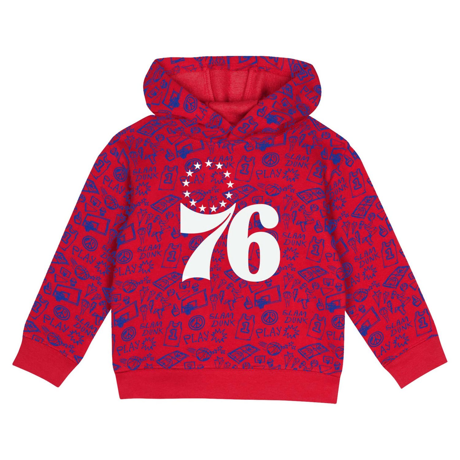 Philadelphia 76ers Give and Go Pullover Hoodie and Sweatpants Set - view number 2