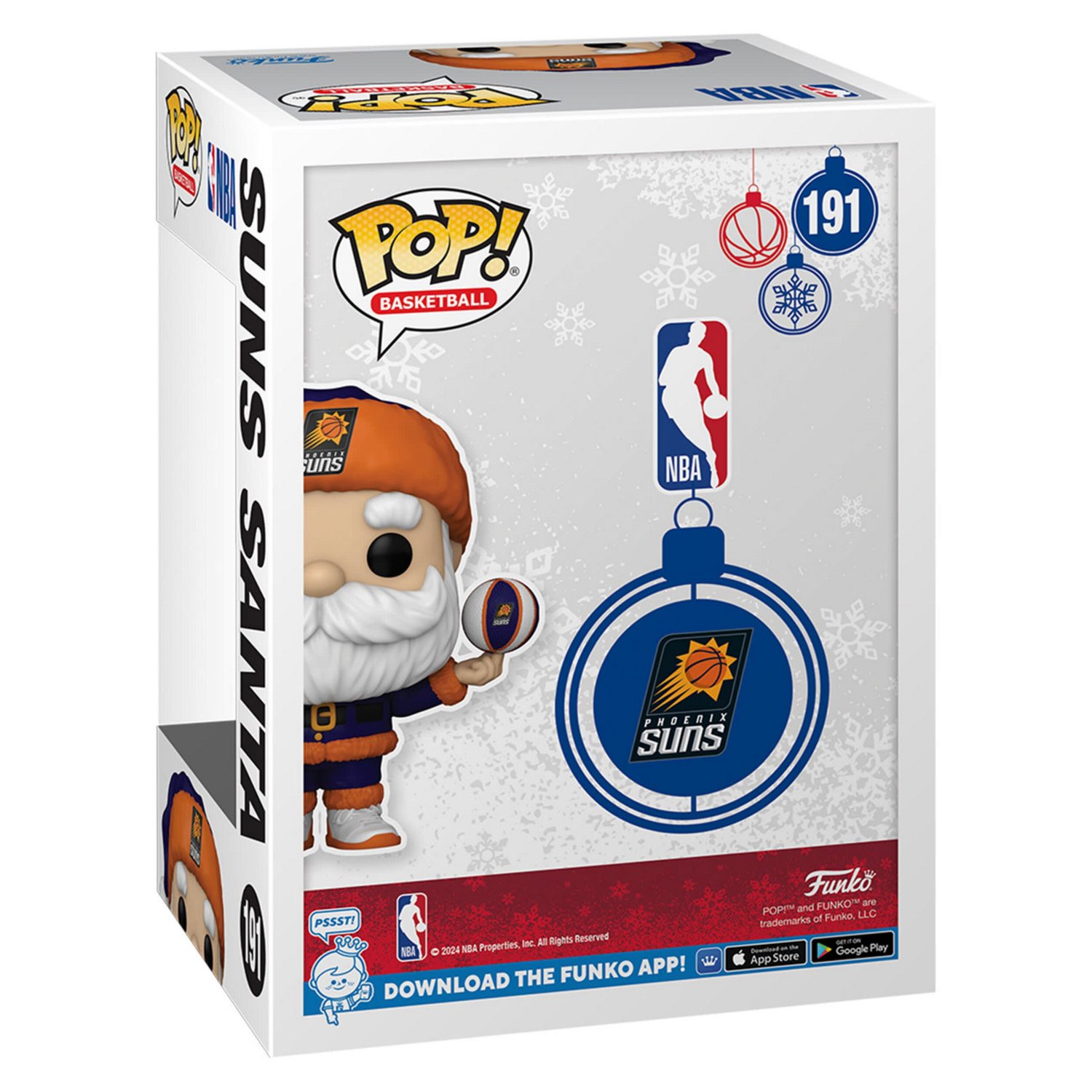 Phoenix Suns Santa Funko Pop 2024 Fanatics Exclusive Vinyl Figure                                                                - view number 2