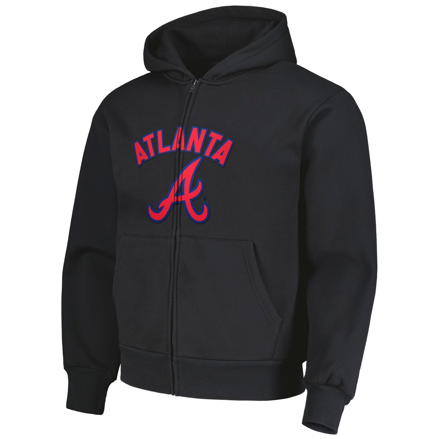 PLEASURES Atlanta Braves Opening Day Full-Zip Hoodie - view number 2