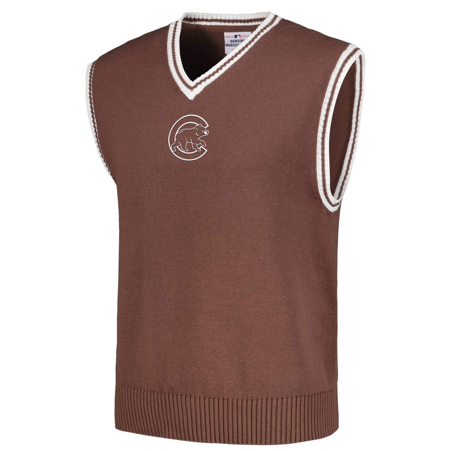 PLEASURES Chicago Cubs Knit V-Neck Pullover Sweater Vest - view number 2
