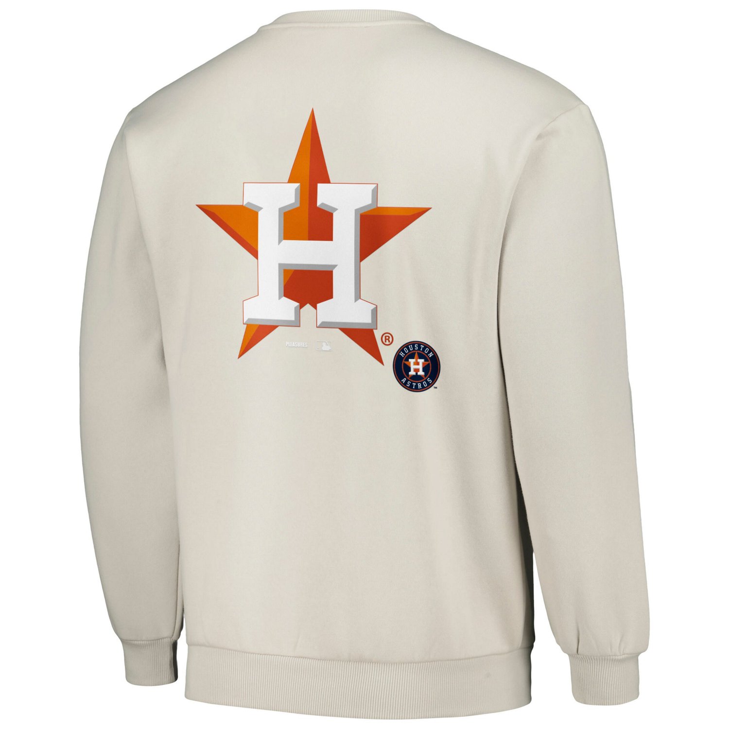 PLEASURES Houston Astros Ballpark Pullover Sweatshirt - view number 3