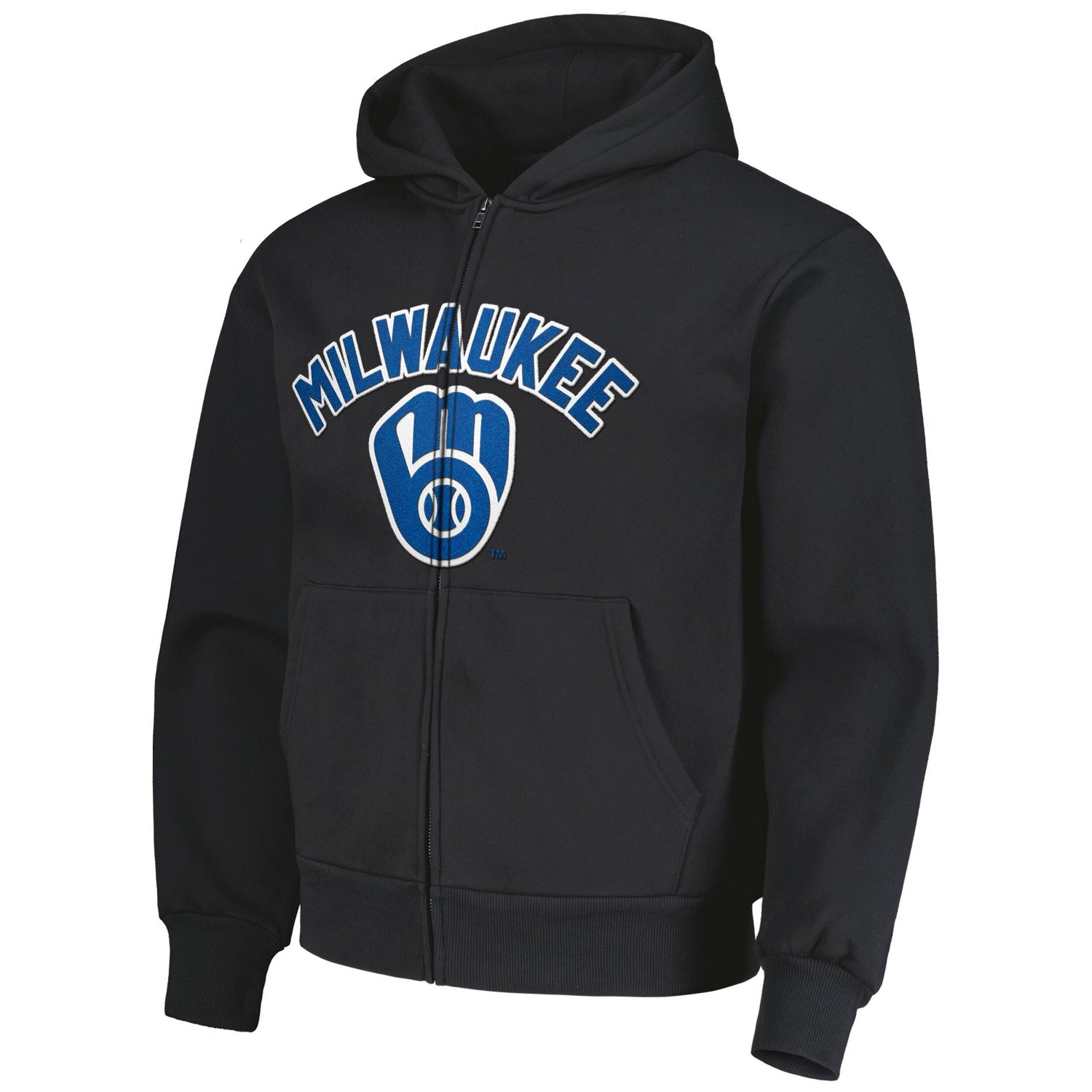 PLEASURES Milwaukee Brewers Opening Day Full-Zip Hoodie - view number 2