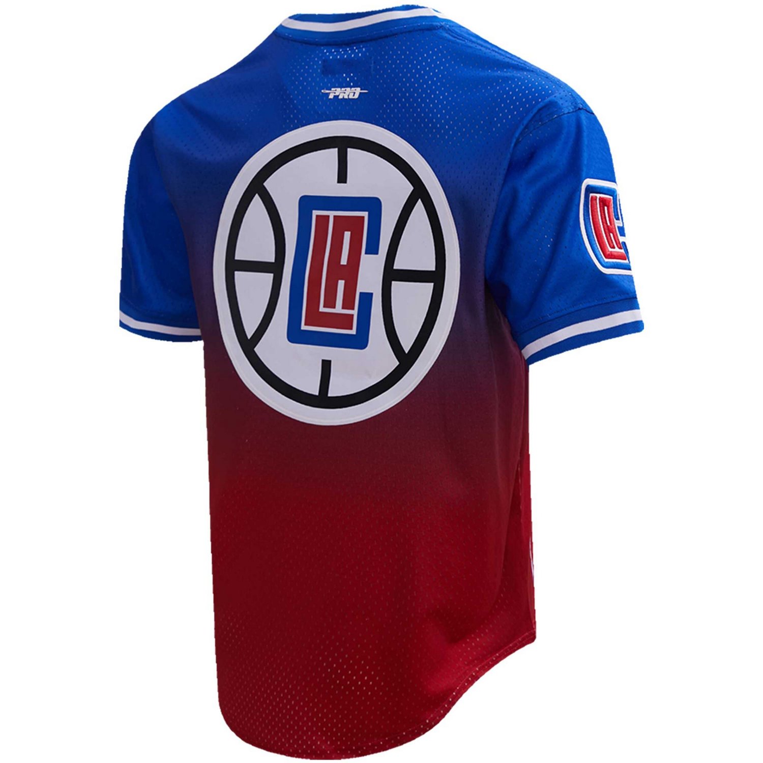 Post Kawhi Leonard /Red LA Clippers Ombre Name  Number T-Shirt                                                                   - view number 3