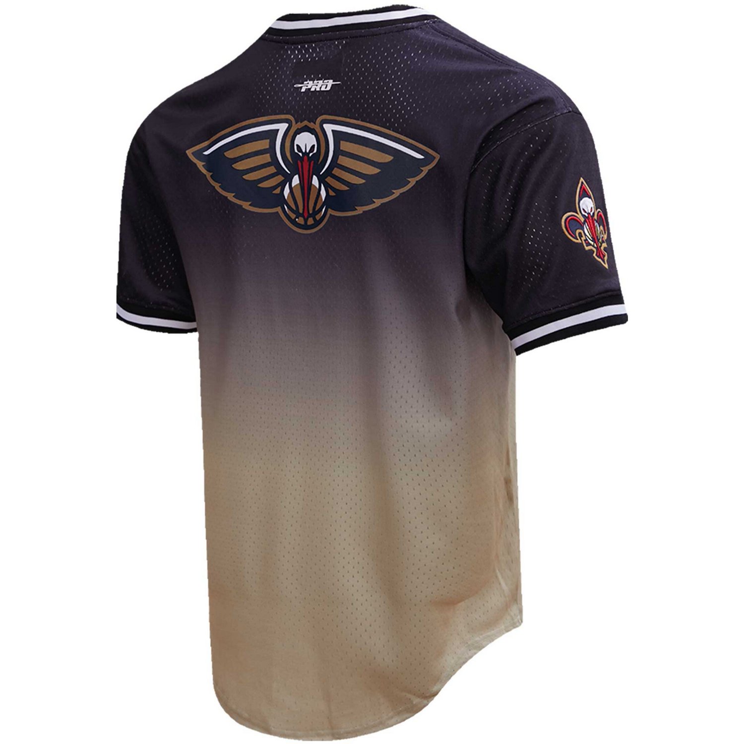 Post Zion Williamson /Gold New Orleans Pelicans Ombre Name  Number T-Shirt                                                       - view number 3