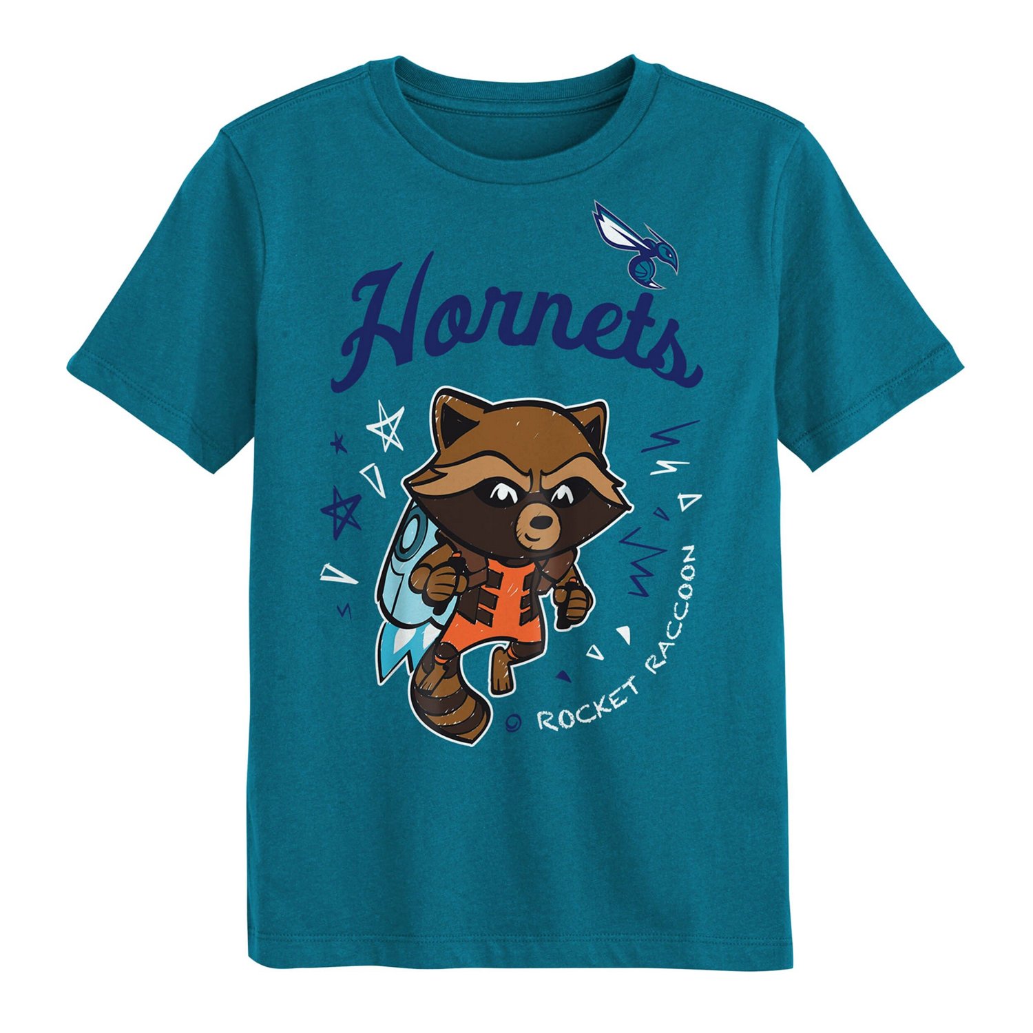Preschool Charlotte Hornets Two-Piece Guardians Of The Galaxy T-Shirt Set - view number 2