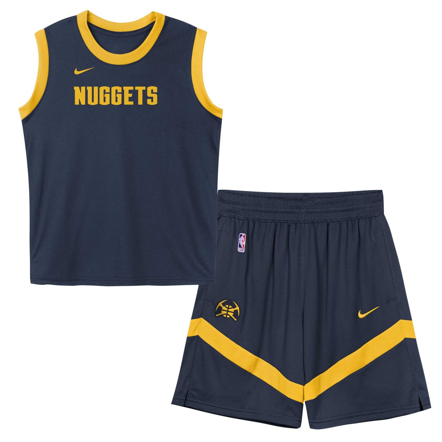 Preschool Denver Nuggets Mesh Tank Top and Shorts Set - view number 1