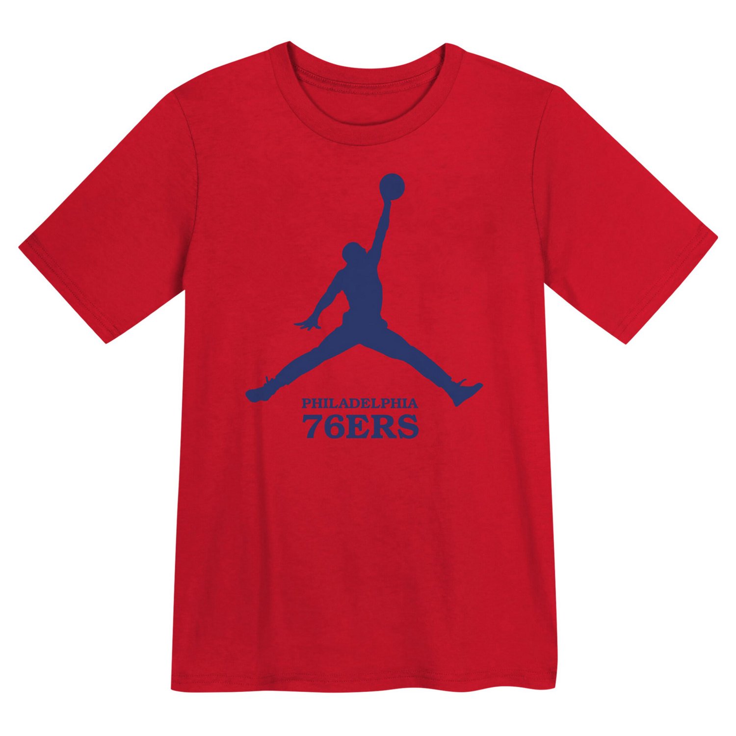 Preschool Jordan Brand Philadelphia 76ers Essential Jumpman T-Shirt - view number 2