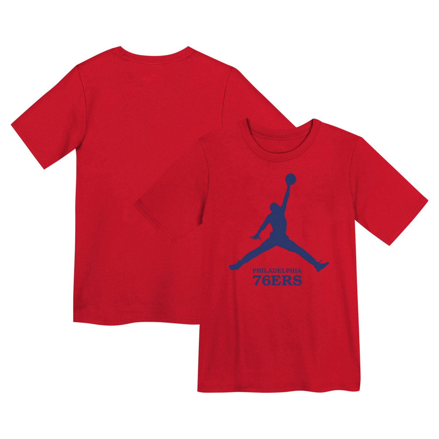 Preschool Jordan Brand Philadelphia 76ers Essential Jumpman T-Shirt - view number 1